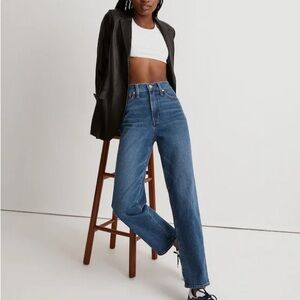 Madewell Blue Vintage Straight Jeans
